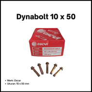 Dynabolt 10 x 50 mm /dinabol/dinabolt/dinabold/baut tembok/baut sambung beton/Dynabolt M10