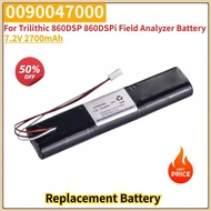 0090047000 High Quality Battery 7.2V 2700mAh for Trilithic 860DSP 860DSPi Field Analyzer Battery