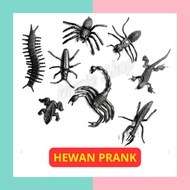 REPLIKA ANIMAL PRANK CENTIPED - SPIDER - GECK - KALAJENGKING REPLICA ANIMAL/ Cicak Mainan Getah Spid