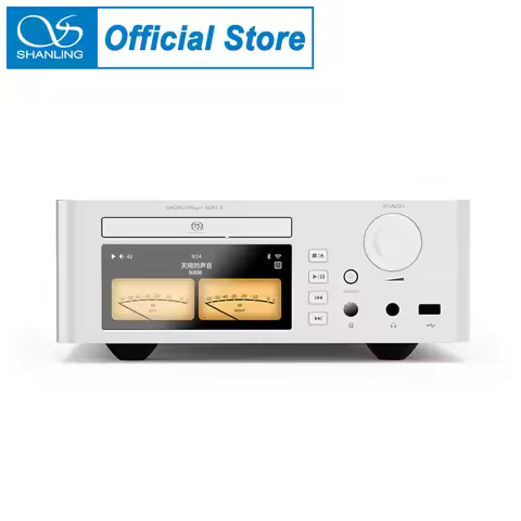 SHANLING SCD1.3 SACD CD Player Hi-Res Audio Sanyo HD870 ME1389EE system AK4499EX AK4191 DAC chips Bl