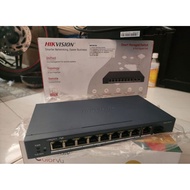 SWITCH POE HIKVISION DS-3E0510P-E. 8PORT SECOND LIKENEW