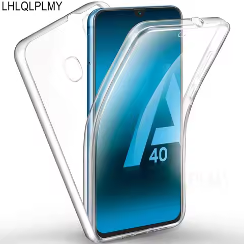 Double Sided Clear Case For Samsung Galaxy A10 A40 A50 A70 A20 A30 A41 A06 J5 J6 A7 2018 S23 FE S24 