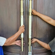 READY STOCK GAGANG PINTU RUMAH MEWAH DOOR HANDLE ENTRANCE PIPA TABUNG ANTIQUE BRONZE PERUNGGU MARMER