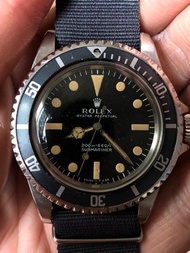 Rolex submariner 5513 meters first matte dial
