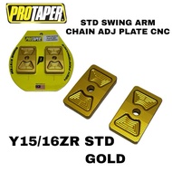PROTAPER Y15ZR Y16ZR CNC CHAIN ADJUSTER PLATE SET FOR STD STANDARD SWING ARM Y15 Y16 CHAIN ADJUSTED