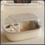 X.B.K Luxury Large Capacity Hamster Golden Hamster Cage Habitat Villa Large 2-Layer Platform Cage Hi