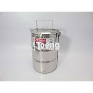 3-Tier STAINLESS Steel FOOD CARRIER / FOOD CARRIER S/S 16X3 150163 ZEBRA ZEBRA ZEBRA