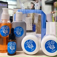 Cream Wajah CR Biru Untuk Umur 40 Tahun Kebawah Isi Krim Siang+Krim Malam+Sabun+Toner+Serum