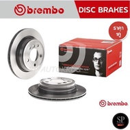 BREMBO จานเบรคหลัง BMW SERIES 3 F30 F34 (320d) Series 4 F32 (430i) (HC) 11- / 09 B338 11 / 300mm / ร