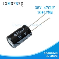 10pcs 35V470UF 10*17mm 470UF 35V 10x17mm DIP Aluminum Electrolytic Capacitor