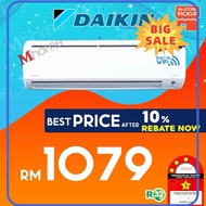 ⭐ [100% ORIGINAL] ⭐ (NEW) Daikin 1.0HP-2.5HP R32 Air Conditioner R32 Non Inverter FTV-PB Series Gin ion