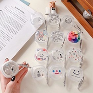 For Baseus WM02 Ins Smiley Colorful Block Cinnamoroll Kaws TPU Soft Bluetooth Earphone Case with Car