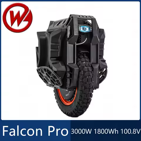 BEGODE Falcon Pro 100.8V 1800Wh Battery 3000W Motor 15inches 3.00-10 Tire Unicycle 30kg Net Weight S