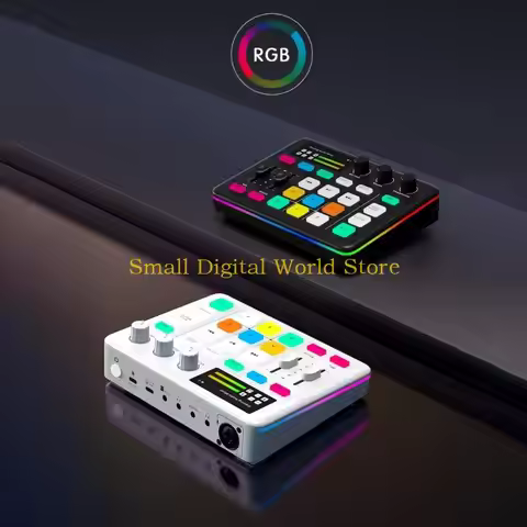 77UB Sound Card Professional Bluetooth-compatible Studio Record For Phone PC Sound Mixing Console Am