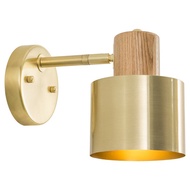 Nordic brass bedside headlight wall lamp mirror front light toilet mirror cabinet lamp special with