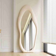 [PRE ORDER]  FELIA Nordic Italian Minimalist Tippy Wavy Full Body Mirror Floor Mirror Cermin