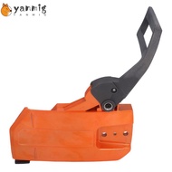 YANMIG Chainsaw Cover, Compact Orange Chainsaw Parts, Durable ABS and Iron Side Mounted Easy Install