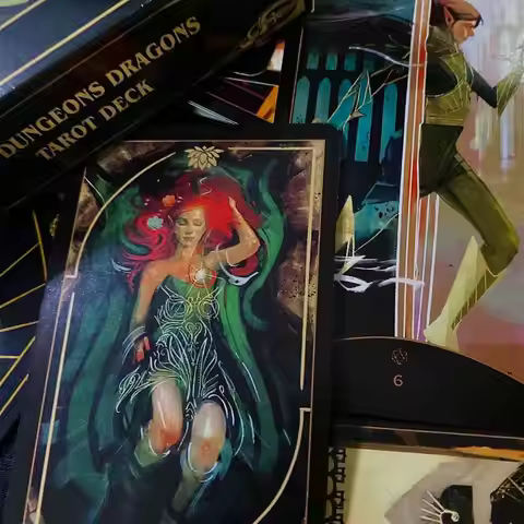 10.3*6cm The Dungeons Dragons Tarot 78 Pcs Cards