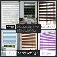 Bidai Tingkap Modern Zebra Blinds | Blind Curtain | Zebra Bidai Outdoor | Roller Blind for Home Deco