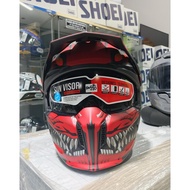 MT HELMETS STREETFIGHTER SV AZTEC , OPEN/FULL FACE HELMET, DOUBLE VISOR, STREET FIGHTER