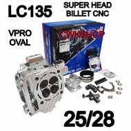 NLK BILLET HEAD Y15ZR LC135 SUPER HEAD CNC BILLET HEAD NLK BILLET 24/27 25/28 26/29 27/30 HEAD NLK