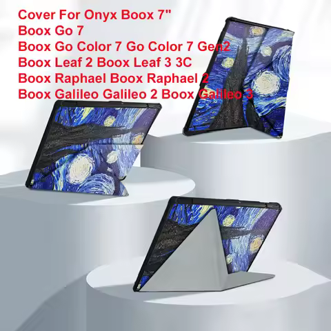 Y-Folded Case For Onyx Boox Go 7 Go Color 7 Gen 2 7" Leaf 3 C 2 TPU Back Cover For Boox Page Raphael