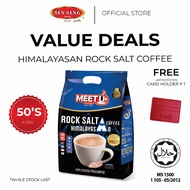 MEET U Himalayasan Rock Salt Coffee |  Kopi Segera Pracampur Garam Batu Himalayasan (50's x 16g) HAL