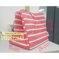 tupperware bag pink lunch box beg