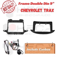 Frame 9 inch Chevrolet Trax 2017 Up Android 9" Head Unit + Canbus