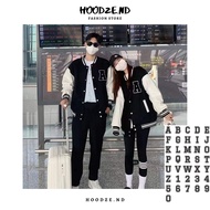 Varsity Initial/Inisial A Bigsize S-6XL (XXXXXXL) Jaket berkancing Bigsize Jumbo Bisa Custom Warna d