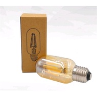Edison Filament Lamp T45 4 Watt E27 Warm White Yellow Edison Glass Tea Lamp T45 4w