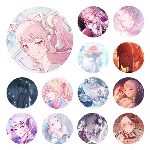 Project SEKAI Anime Akiyama Mizuki 25 Nightcord 20251225 50mm PJSK Badge Brooch Pins