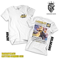 Gudang Kaos Hero Mobile Legend Motif Lancelot Bren M2 Assasin- Baju T-Shirt- Kaos Distro Pria Cotton