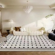 JKliv Mall Cotton+TPR Bottom Imitation Cashmere Carpet / Thickened / Bedroom Mat / Pure Color Style/