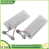 【renata】2Pcs White LED Number License Plate Light Lamp 18 SMD 3528 for E53 X5 1999-2003 E83 X3 03-10