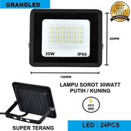 LAMPU SOROT LED 20W 30W 50W 100W 200W 300W 400W 500W IP66 WATERPROOF / LAMPU TAMAN LED FLOOD LIGHT /