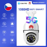 XXX ⚡HuaWei CCTV Camera V380 1080P Smart Security IP Cam 360° Wifi Connect To Phone Bulb Camera IP Cam
