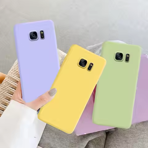 For Samsung S7 Edge Case Matte Silicone Back Cover For Samsung Galaxy S7 Phone Cases For Samsung S7