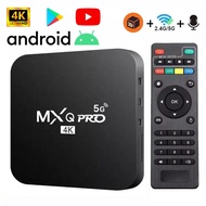 Vhsi กล่องทีวี MXQ PRO 11.0 2.4G 5G WiFi Quad Core 16GB Youtube Mxq Pro กล่องสมาร์ททีวี4K เซ็ทกล่องท