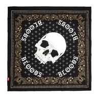 Bloods Series Scarf Bandana Gangsta 01 Black Scarf Woman Bandana Head Scarf