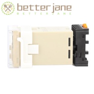 BETTER-JANE Digital Time Relay, with Socket Base 220V Time Relay, Precision Timing DH48S‑2Z 0.01S-99