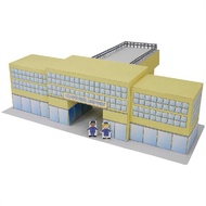 DIY Papercraft Diorama Airport Airport Print Paper Craft Pattern