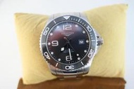 [吉宏精品交流中心]LONGINES 浪琴 43mm 水鬼 灰面 陶瓷框 300米 自動機械 潛水錶 男錶(盒卡全)