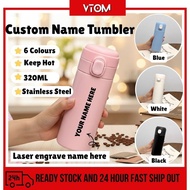 VTOM Personalised Tumbler Custom Name Gift For Colleague Farewell Gift Teacher Tumbler Custom Nama