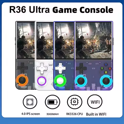 R36S Ultra Retro Handheld Game Console Linux System 4.0 Inch IPS Screen Portable Game Console 64GB 2