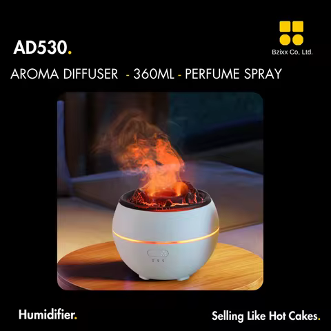 Aroma diffuser 360ml large capacity household perfume spray machine ambient light USB humidifier fra