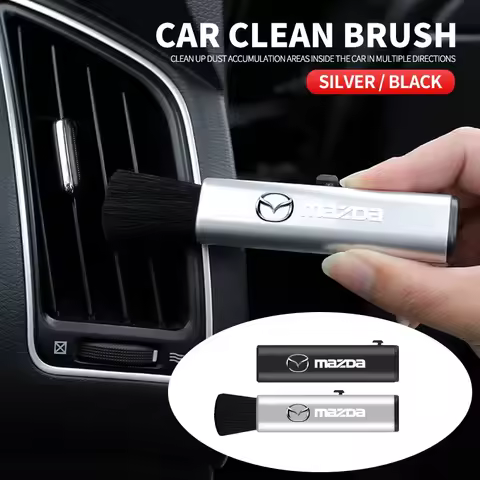 1Pcs For Mazda 6 3 CX5 5 2 323 CX7 Demio Atenza MX30 CX30 CX3 CX9 MX5 RX8 Car Cleaning Brush Air Out