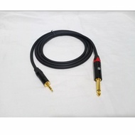 Canare Cable 1Mtr 3.5mm Stereo To Akai 6.5mm Mono