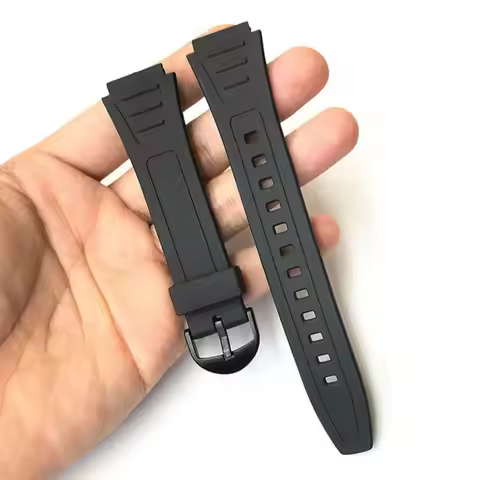 Silicone Rubber Watch Band For Casio G Shock W-800H W-217 AQ-S800W Watch Accessories Sports Bracelet