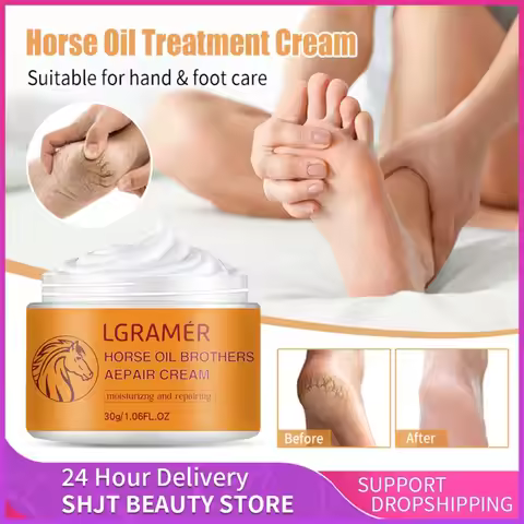 Horse Oil Foot Cream Hand Foot Care Cream Moisturizing Anti-Aging Body Skin Moisturizing Removal Han
